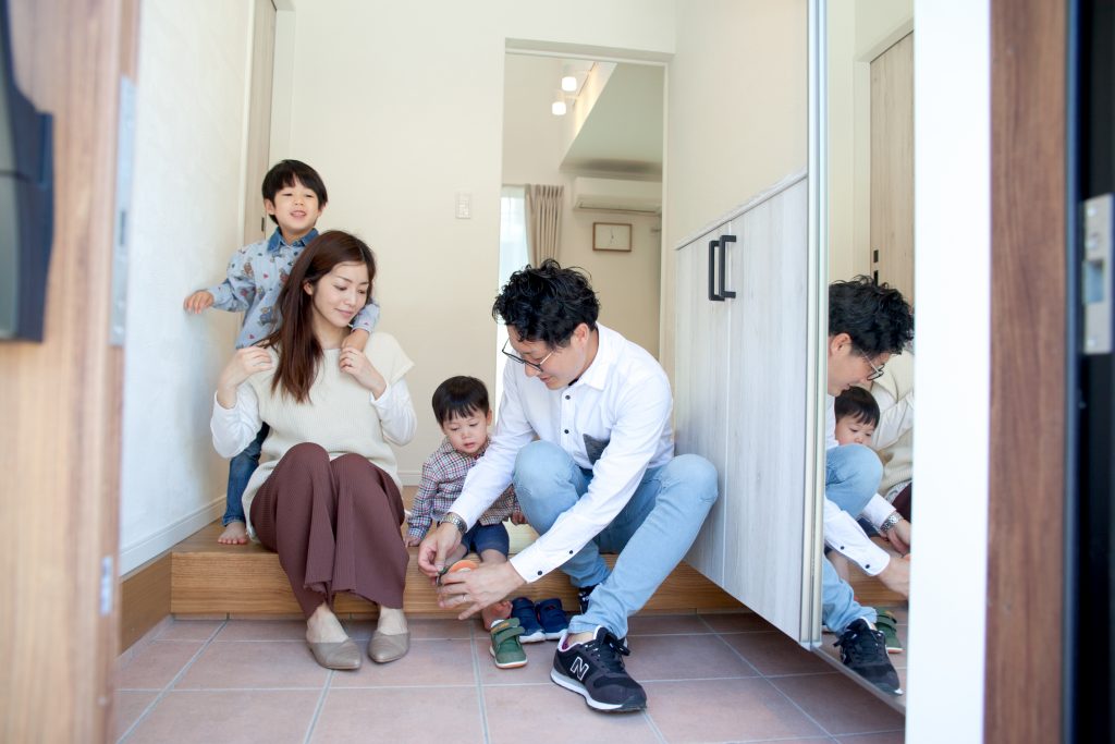 モデルハウス玄関